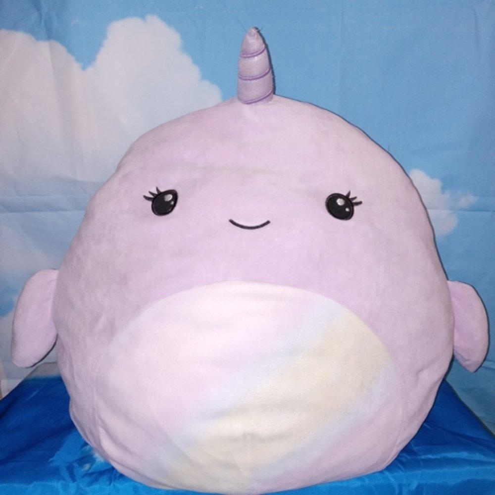 Naomi the Narwhal – Original Squishmallow Exclusive plush – 16” – Kelly Toys